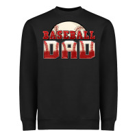 Black baseball dad Heavyweight Sweatshirt - Zillion Design Studio