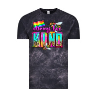 Cloud Black always bee kind Vintage Tee - Zillion Design Studio
