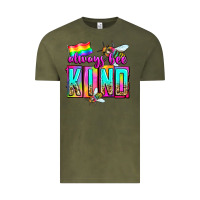 Vintage Olive always bee kind Vintage Tee - Zillion Design Studio