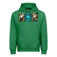 Emerald Sunflower Turquoise Gemstone Cowhide Mom Urban Hoodie - Bettercallsaul