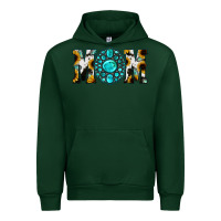 Forest Green Sunflower Turquoise Gemstone Cowhide Mom Urban Hoodie - Bettercallsaul