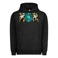 Pigment Black Sunflower Turquoise Gemstone Cowhide Mom Urban Hoodie - Bettercallsaul