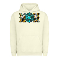 Pigment Pistachio Sunflower Turquoise Gemstone Cowhide Mom Urban Hoodie - Bettercallsaul
