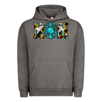 Pigment Tornado Sunflower Turquoise Gemstone Cowhide Mom Urban Hoodie - Bettercallsaul
