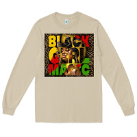 Mushroom black girl magic Long Sleeve Tee - HRA Design Shop