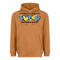 It's Okay To Be Little Extra Down Syndrome Awarene Heavyweight Hoodie | Teevron