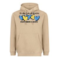 Mushroom it's okay to be little extra down syndrome awarene Heavyweight Hoodie - MaliasSmallBusiness
