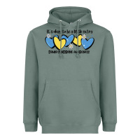 Sage it's okay to be little extra down syndrome awarene Heavyweight Hoodie - MaliasSmallBusiness