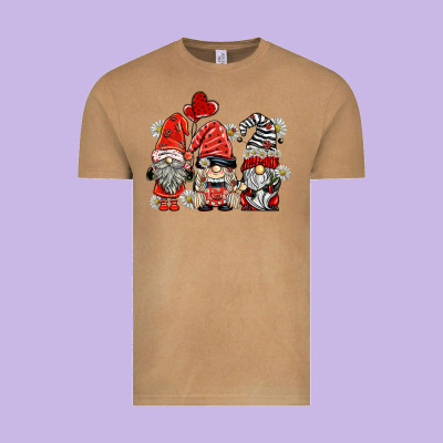 Ladybug  Gnomies Vintage Tee Designed By Barkaloodesign