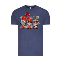 Vintage Denim ladybug  gnomies Vintage Tee - BarkalooDesign