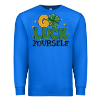True Royal go luck yourself Premium Sweatshirt - MaliasSmallBusiness