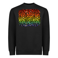 Black pride leopard background lgbt Heavyweight Sweatshirt - texasbilliewilder