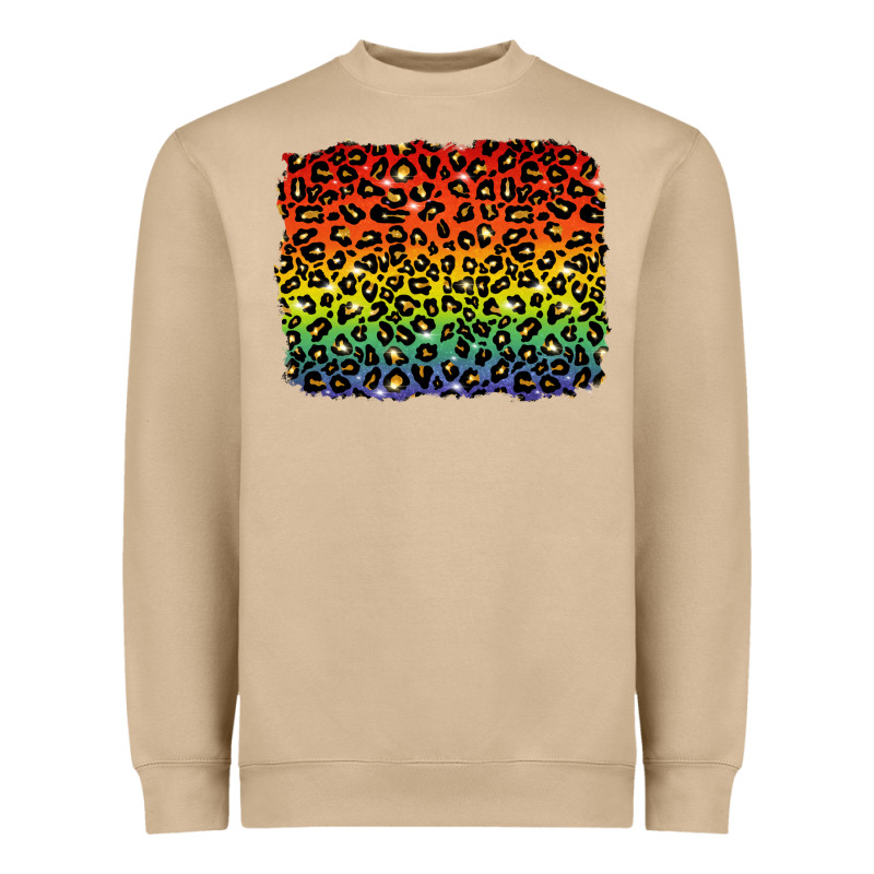 Pride Leopard Background Lgbt Heavyweight Sweatshirt by texasbilliewilder | Teevron