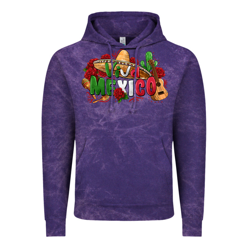 Viva Mexico Vintage Hoodie by Zillion Design Studio | Teevron