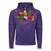 Cloud Purple viva mexico Vintage Hoodie - Zillion Design Studio