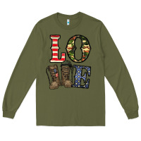 Army Green loce army Long Sleeve Tee - CowhideDigitalArt