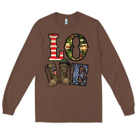 Chestnut loce army Long Sleeve Tee - CowhideDigitalArt