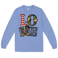 Colony Blue loce army Long Sleeve Tee - CowhideDigitalArt