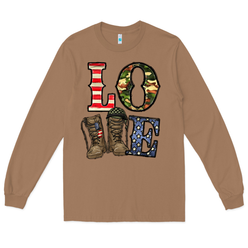 Loce Army Long Sleeve Tee by CowhideDigitalArt | Teevron