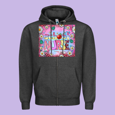 School Nurse Tumbler Zipper Hoodie Designed By Bundleandbundleshop