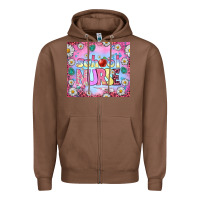 Chestnut school nurse tumbler Zipper Hoodie - BundleAndBundleShop