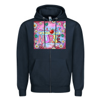 Navy school nurse tumbler Zipper Hoodie - BundleAndBundleShop