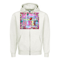 Oatmeal Heather school nurse tumbler Zipper Hoodie - BundleAndBundleShop