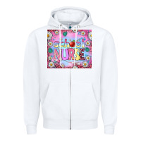 White school nurse tumbler Zipper Hoodie - BundleAndBundleShop