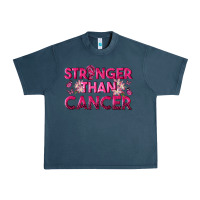 Midnight Navy Stronger Than Cancer Urban Heavy Tee - texasbilliewilder