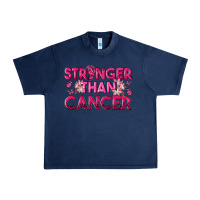 Navy Stronger Than Cancer Urban Heavy Tee - texasbilliewilder
