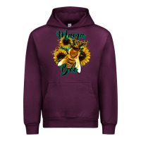 Mauve Wine Leopard Sunflower Western Mama Bee Urban Hoodie - Bettercallsaul