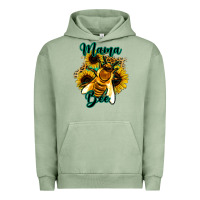 Leopard Sunflower Western Mama Bee Urban Hoodie | Teevron