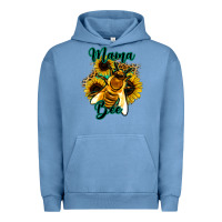 Pigment Pebble Blue Leopard Sunflower Western Mama Bee Urban Hoodie - Bettercallsaul