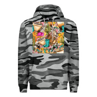 Slate Camo western cowgirl coffee cup with cowhide seamless pattern bbs Premium Hoodie - BundleAndBundleShop