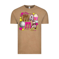 Vintage Coffee mama volleyball with popcorn Vintage Tee - texasbilliewilder