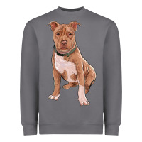 Storm Brown Pitbull Heavyweight Sweatshirt - RanaPortraitStore