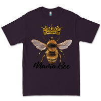 Plum mama bee with crown Premium Tee - Artiststas