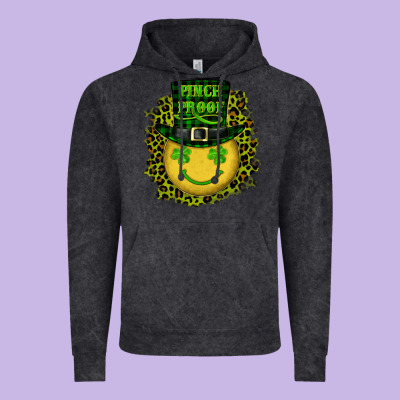 Vintage Hoodie st. patrick's day pinch proof lucky face