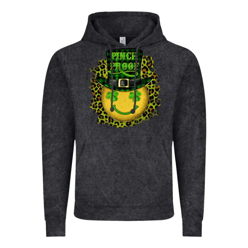 St. Patrick's Day Pinch Proof Lucky Face Vintage Hoodie by RanaPortraitStore | Teevron