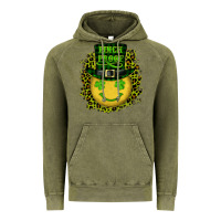 Vintage Olive st. patrick's day pinch proof lucky face Vintage Hoodie - RanaPortraitStore