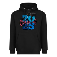 Black class of 2025 Heavyweight Hoodie - MaliasSmallBusiness