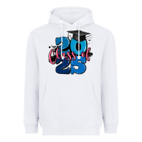 White class of 2025 Heavyweight Hoodie - MaliasSmallBusiness