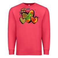 Cardinal juneteenth hearts Premium Sweatshirt - MaliasSmallBusiness