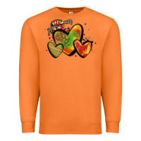 Carrot juneteenth hearts Premium Sweatshirt - MaliasSmallBusiness