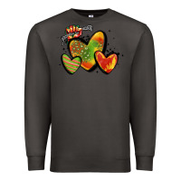 Smoke juneteenth hearts Premium Sweatshirt - MaliasSmallBusiness