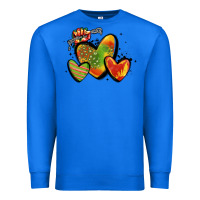 True Royal juneteenth hearts Premium Sweatshirt - MaliasSmallBusiness