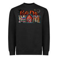 Black barn mom Heavyweight Sweatshirt - Zillion Design Studio