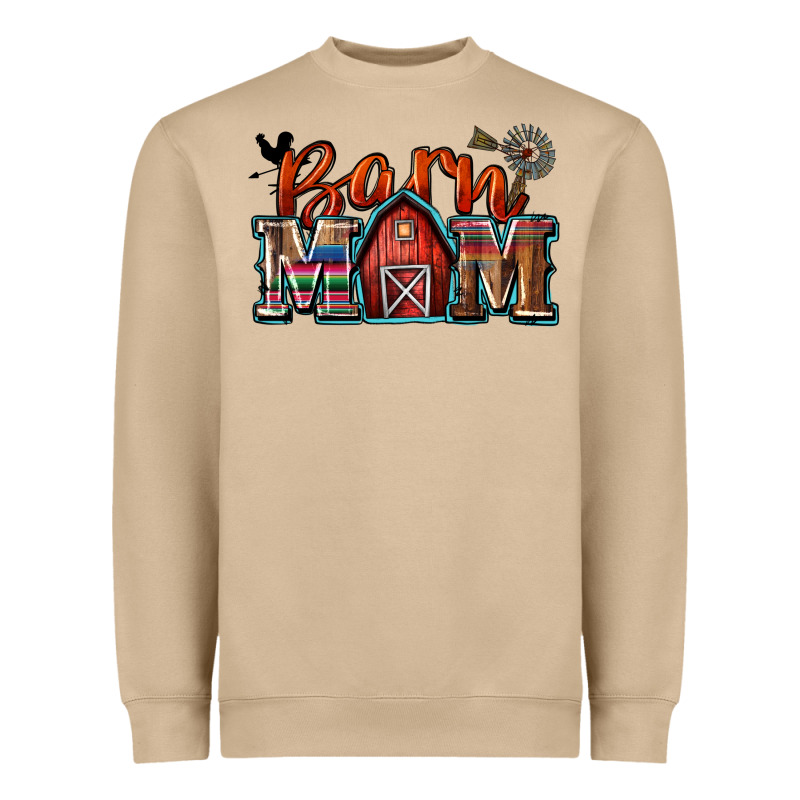 Barn Mom Heavyweight Sweatshirt by Zillion Design Studio | Teevron