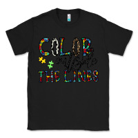 Black color outside the lines Classic Tee - CowhideDigitalArt