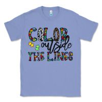 Colony Blue color outside the lines Classic Tee - CowhideDigitalArt